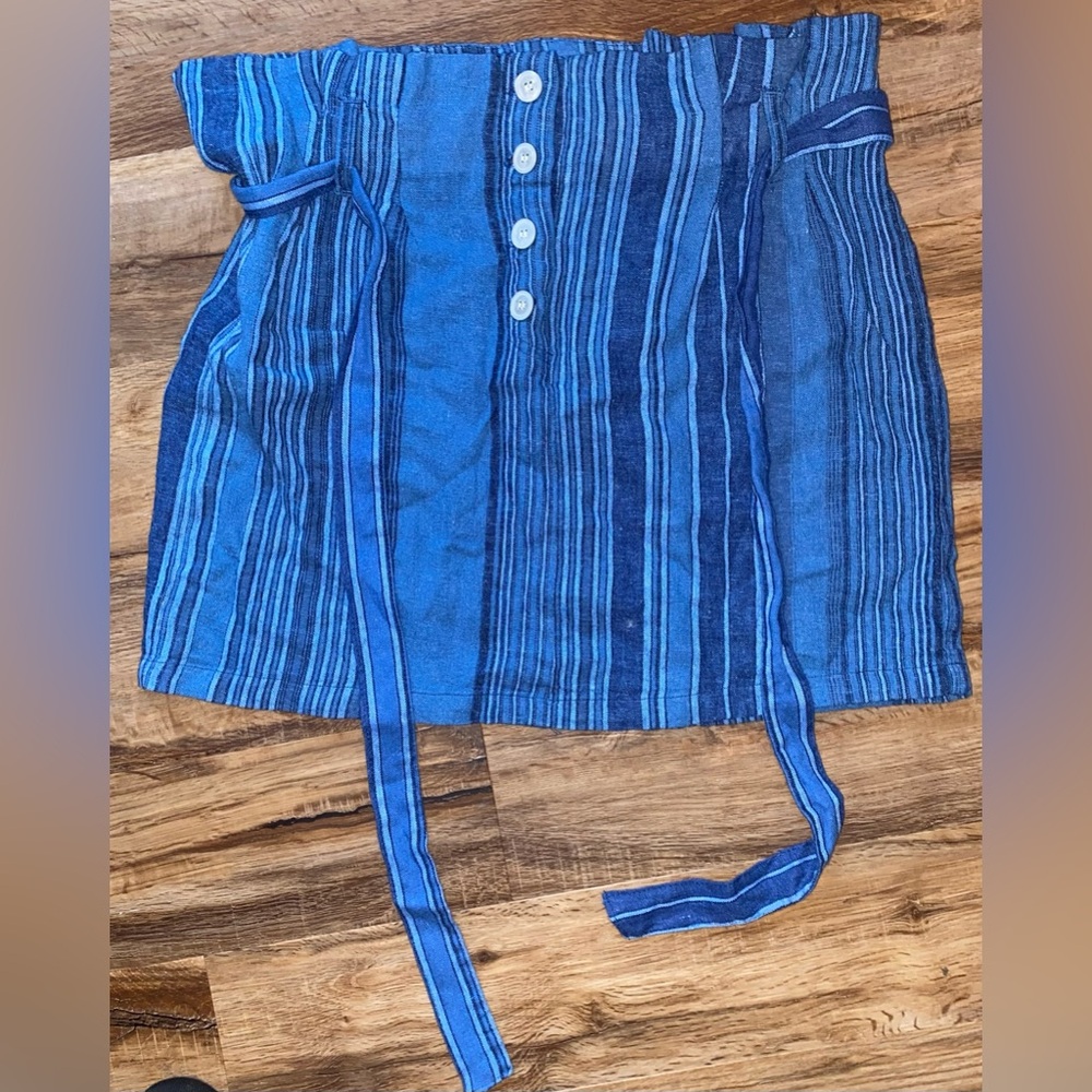 Indigo Rein Linen women’s skirt size Large